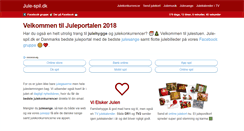 Desktop Screenshot of jule-spil.dk